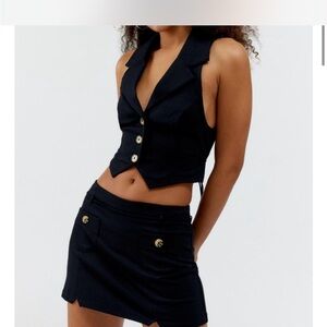 Urban Outfitters Black Skirt Set